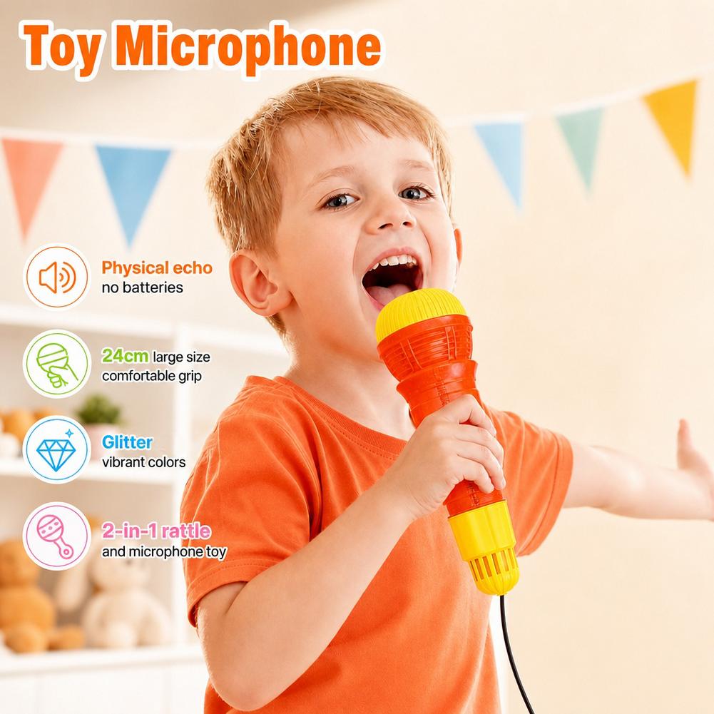 Shure Mic Sm58 - Echo-Mikrofon, physikalisches Echo, Musikspielzeug für die