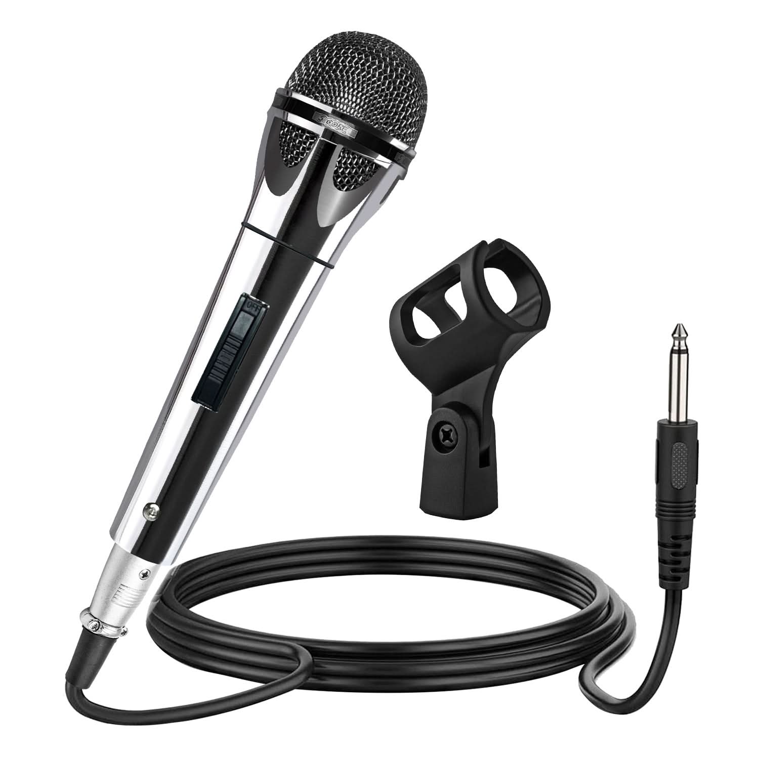 Shure Mic Sm58 - 5-Kern XLR Dynamisches Mikrofon für Karaoke,