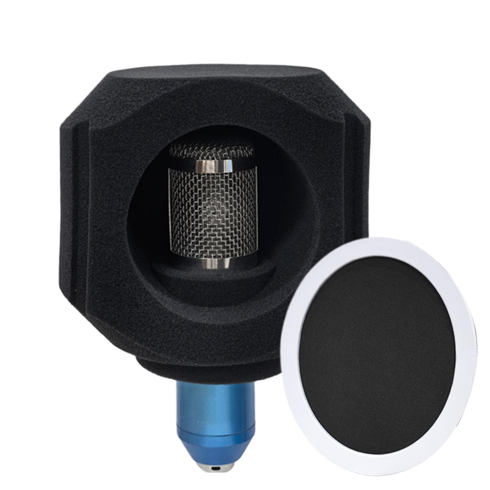 Shure Mic Sm58 - Mikrofon-Isolationsball, geräuschreduzierende Schallschutzabdeckung, Mikrofon-Windschutzfilter für Studioaufnahmen