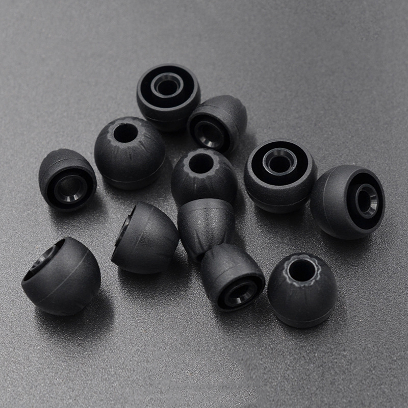 Earphone Foam Tip - 3 Paar In-Ear-Ohrkappen für KZ-Kopfhörer, Silikon-Abdeckungen,