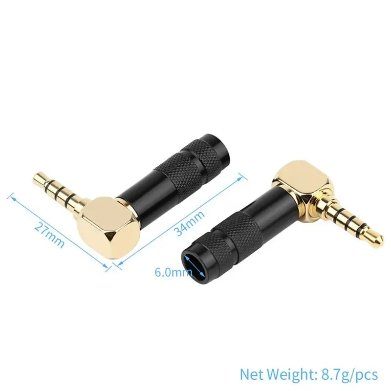 Jack 3,5 mm 90 Grad 1/8' 3-pol – Audiophile Headphone Wired Bewertung und Preis