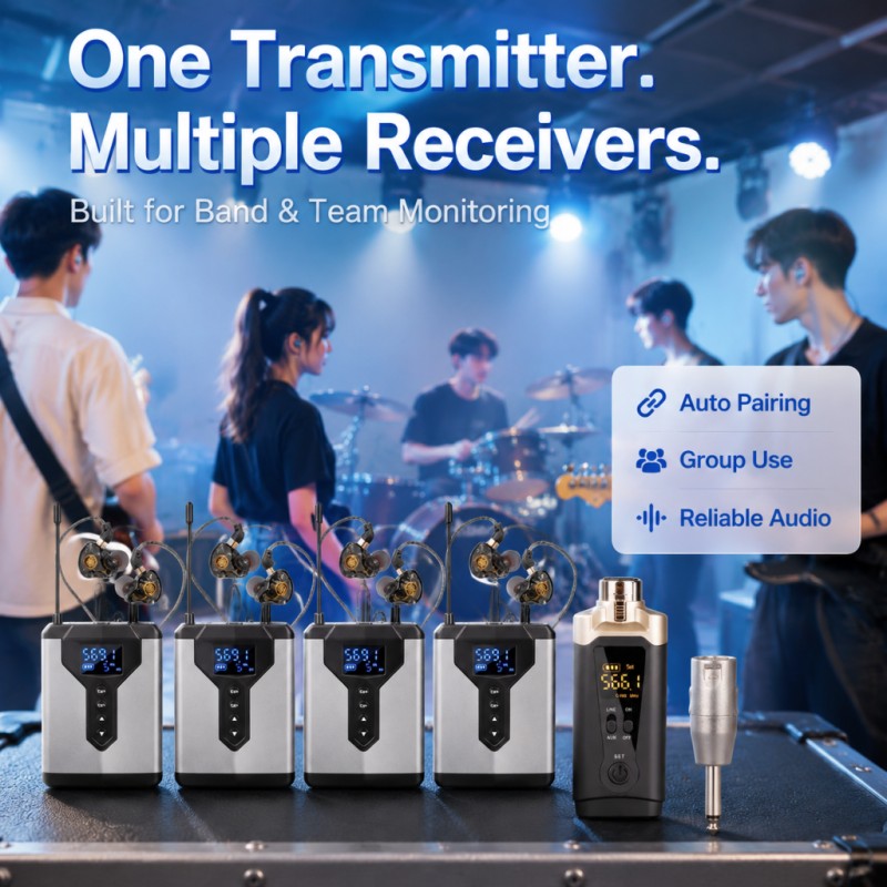 Kabelloses IEM-System 1 Sender – In Ear Monitor Iem Bewertung und Preis