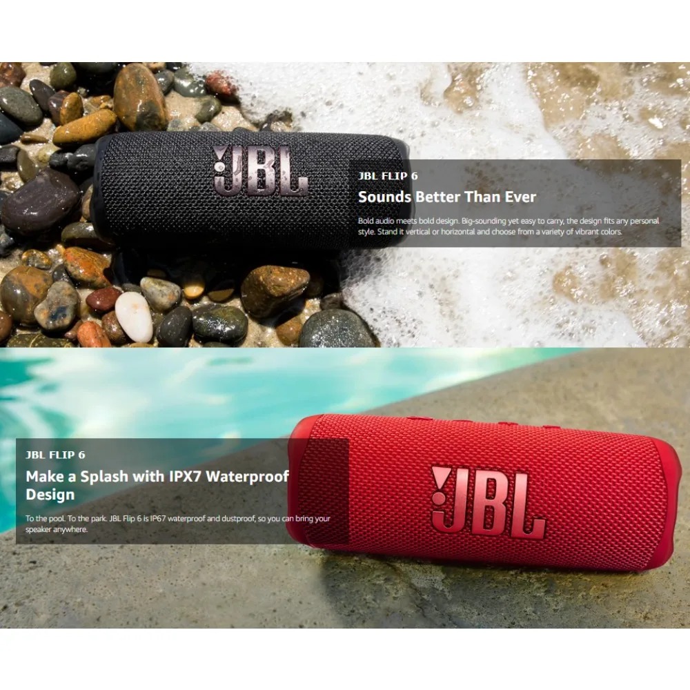 JBL FLIP6 Tragbarer Bluetooth- – Jbl Speaker Flip 6 Bewertung und Preis