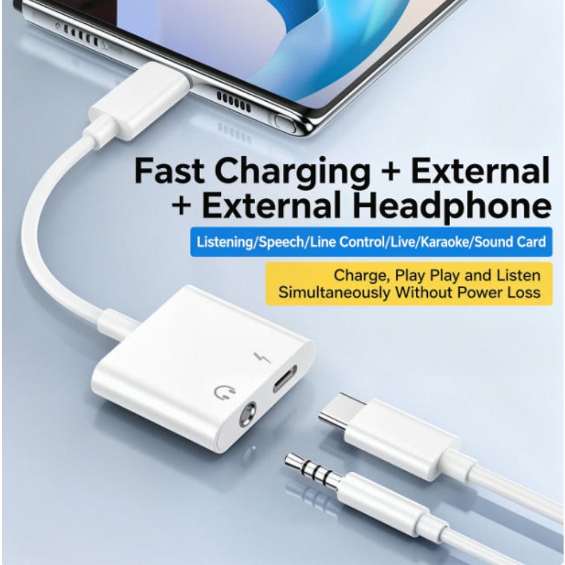 Audio-Adapter für iPhone 14 13 – Earphone Splitter Jack Bewertung und Preis